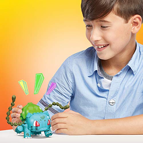 Mega Construx Pokémon Bulbasaur Figura de 175 bloques de construcción de juguete para niños (Mattel GVK83)
