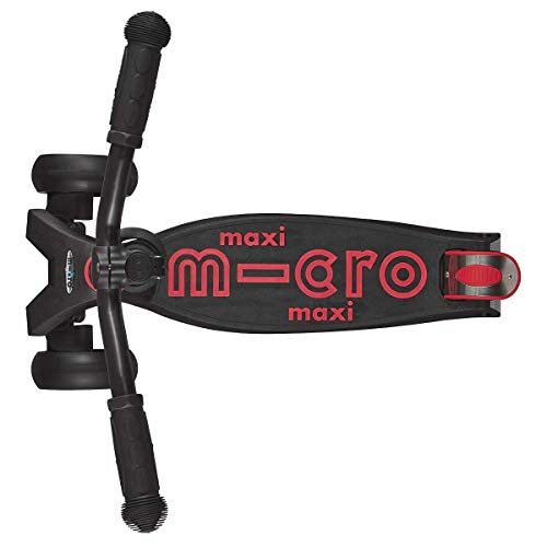 Micro Step Maxi Deluxe Pro Zwart/Rood
