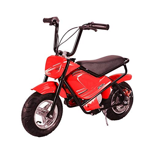 Mini moto eléctrica infantil 250w / mini scooter para niños de bateria/moto infantil electrica 24V 7AH (Rojo)