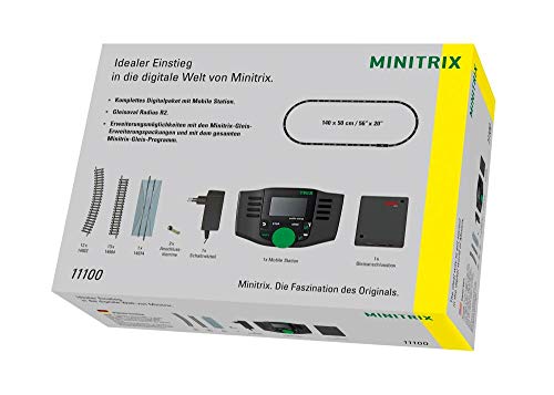 Minitrix- Kit de iniciación de maquetas. (Gebr.Märklin & CIE.GmbH 11100)