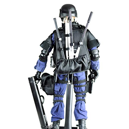 MOEGEN 12 SWAT Figura de Acción con Arma, 1/6 Figuras Soldados, Figuras Militares Conjuntos de Juegos - Interruptor Automático