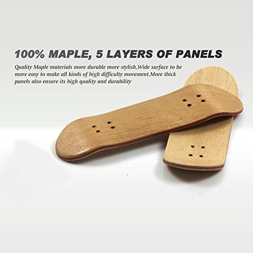 Monopatín de Ecmqs, profesional, para skid pad, de madera de arce, para dedos, de aleación, para niños