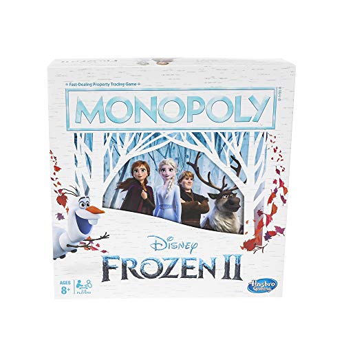 Monopoly Game: Disney Frozen 2 Edition Juego de Mesa para Edades de 8 años en adelante