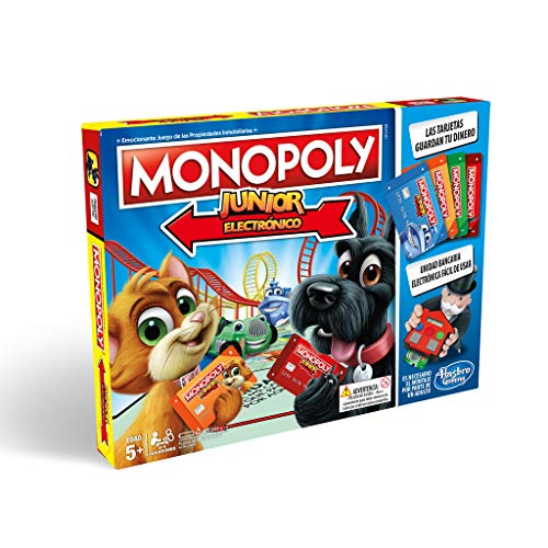 Monopoly- Junior Electronico (Versión Portuguesa) (Hasbro E1842190)