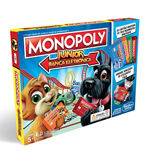 Monopoly- Junior Electronico (Versión Portuguesa) (Hasbro E1842190)
