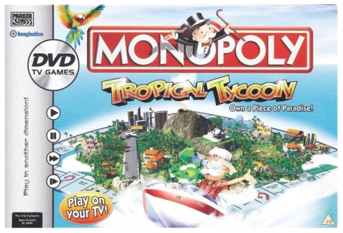 Monopoly Tropical Tycoon DVD Game by Hasbro
