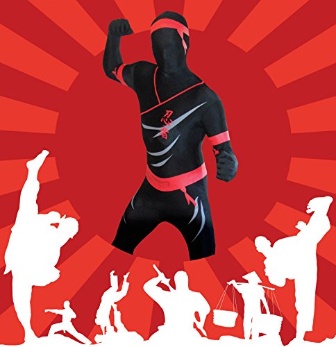 Morphsuits - Disfraz de morphsuits ninja para hombre, talla XL (MPNIX)