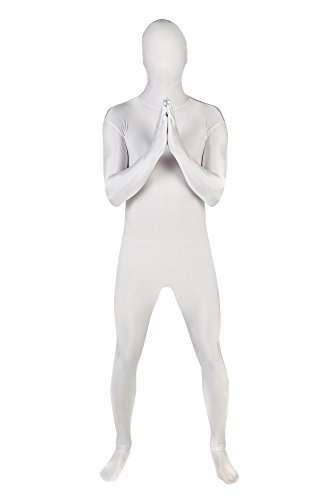 Morphsuits - Disfraz de segunda piel (pegado al cuerpo), Blanco, talla M (MSWHM)