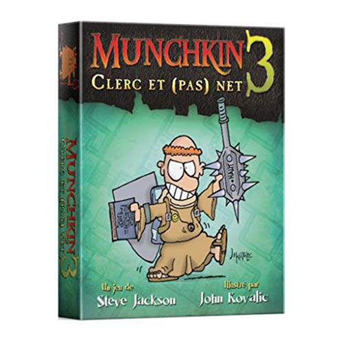 Munchkin 3 – Extensión: Clerc et (Pas) Net – Asmodee – Juego de Mesa – Juego de Cartas