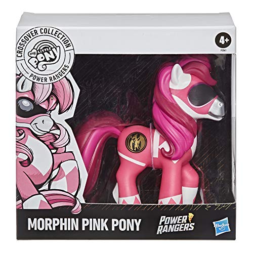 My Little Pony X Power Rangers Crossover Collection Morphin Pink Pony - Figura Coleccionable Inspirada en Power Rangers