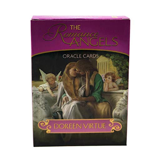 N/A/ Juego de mesa de adivinación Versión en inglés Tarots The Romance Angels Oracle Cards Versión Inglés 44-Card Deck Tarots Leer el destino