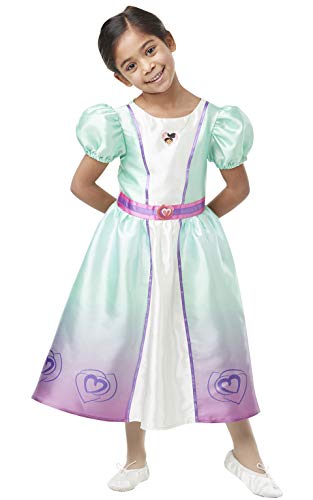 Nella The Knight - Disfraz de Nella vestido largo para niña, infantil 3-4 años (Rubie's 640988-S)