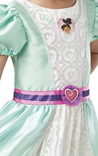 Nella The Knight - Disfraz de Nella vestido largo para niña, infantil 5-7 años (Rubie's 640990-M)