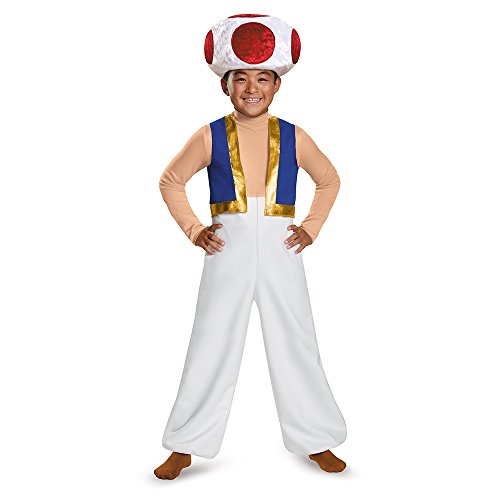 Nintendo Super Mario Bros DISK85143G Disfraz de sapo, L