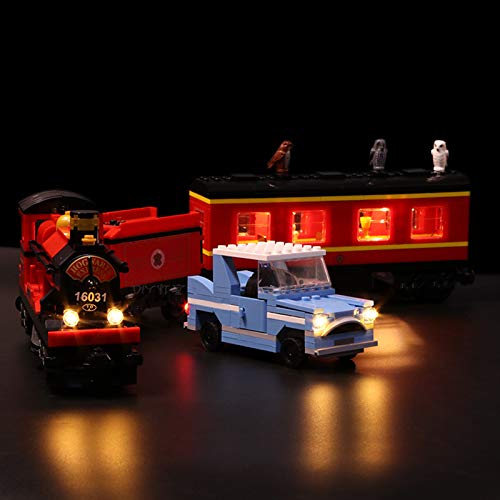 Nlne Conjunto De Luces para (Harry Potter Hogwarts Express Train) Modelo De Construcción De Bloques - Kit De Luz LED Compatible con Lego 4841 (NO Incluido En El Modelo)
