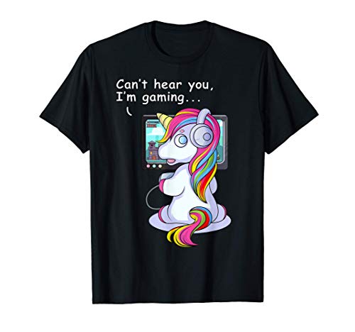 No te oigo, me juego el regalo del unicornio Camiseta