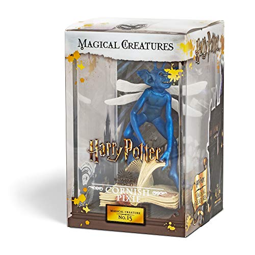 Noble Collection Harry Potter Figurita Coleccionable GNOME Pixie con Pantalla de Criaturas mágicas