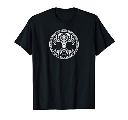 Nórdico Yggdrasil Árbol de la vida Vikingo Nórdico, Vikingo Camiseta