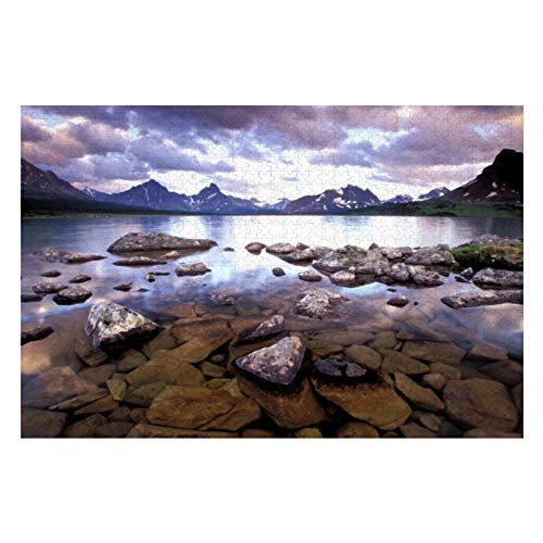 North America, Canada, Alberta, Jasper National Puzzles for Adults, 1000 Piece Kids Jigsaw Puzzles Game Toys Gift for Children Boys and Girls, 20" x 30"