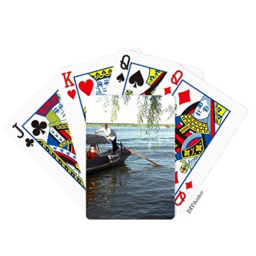 OFFbb-USA Sunset Boat Poker Juego de cartas de mesa