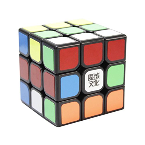 OJIN MoYu AoLong V2 Aolong Enhanced 3x3x3 Cube Puzzle Puzzle Teaser Twist Puzzle Toys con una Bolsa de Cubo y un trípode de Cubo (Negro)