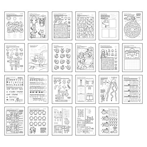 Orchard Toys Libro para colorear con pegatinas More Things To Do – Libro de actividades educativas – 5 años + CB13