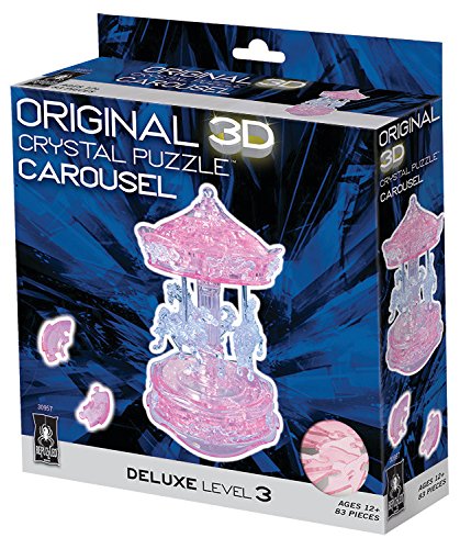 Original 3D Crystal Puzzle - Deluxe Carousel by Bepuzzled