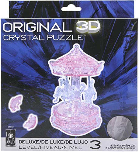 Original 3D Crystal Puzzle - Deluxe Carousel by Bepuzzled