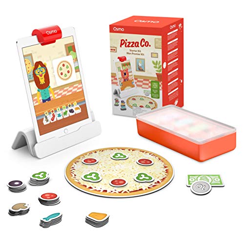Osmo Pizza Co. Starter Kit-Edad 5-12-Habilidades de comunicación y matemáticas iPad Base Incluido (901-00043)
