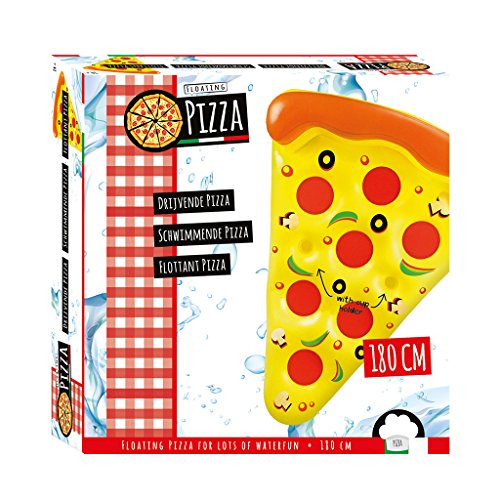 Otto Simon - Flotador Gigante con Forma de porción de Pizza para la Piscina, de 1,8 Metros de Largo