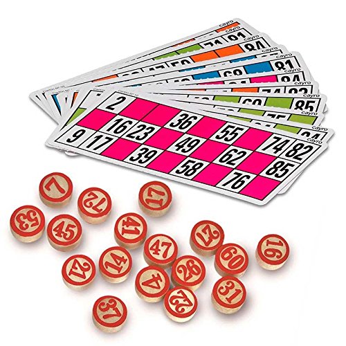 Pack de Cartones y Fichas XXL para Bingo