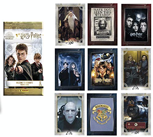 Panini France SA-Harry Potter Saga TC Blíster 4 Fundas + 1 Tarjeta de edición Limitada, 004220KBF4