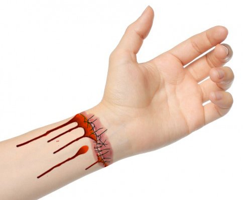 papapanda Sangre Artificial Vampiro Halloween Tatuaje Cicatriz (Vampiro Sangre + Tatuajes)