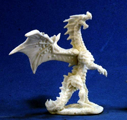 Pechetruite 1 x Dragon HATCHLING Red - Reaper Bones Miniatura para Juego de rol Guerra - 77274