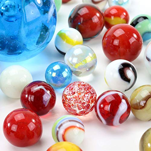 PhiLuMo Canicas de cristal multicolor (500 g)
