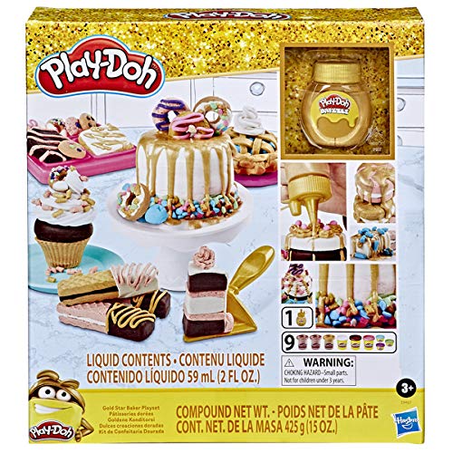 Play-Doh Bakery - Arcilla para modelar - Pasteles Dorados