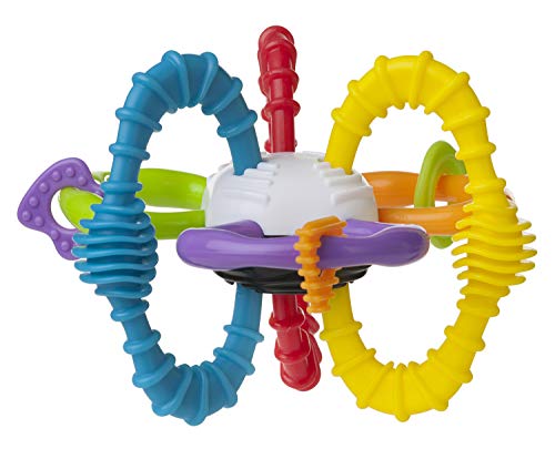 Playgro Pelota de Colores Bend & Twist, A Partir de los 6 Meses, Multicolor, Sin BPA, 40186
