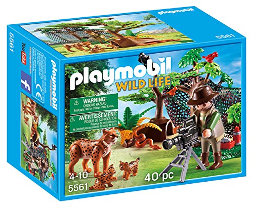 Playmobil 5561 - Familia de lince y filmador