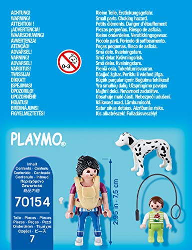 Playmobil 70154 Special Plus Mamá con bebé y Perro, Multicolor