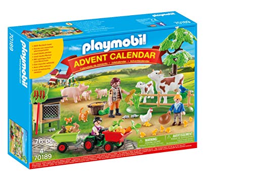 PLAYMOBIL Calendario de Adviento 70189 En la granja, A partir de 4 años