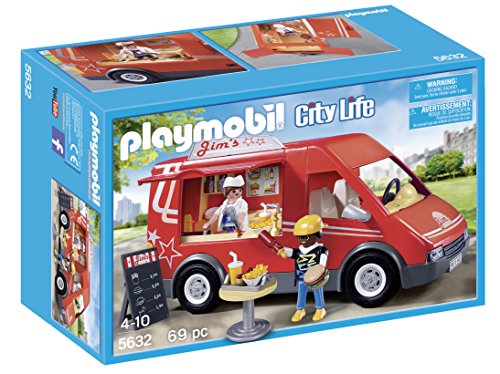 PLAYMOBIL City Life Food Truck Juego de construcción - Juguetes de construcción (Juego de construcción, Multicolor, Niño/niña)