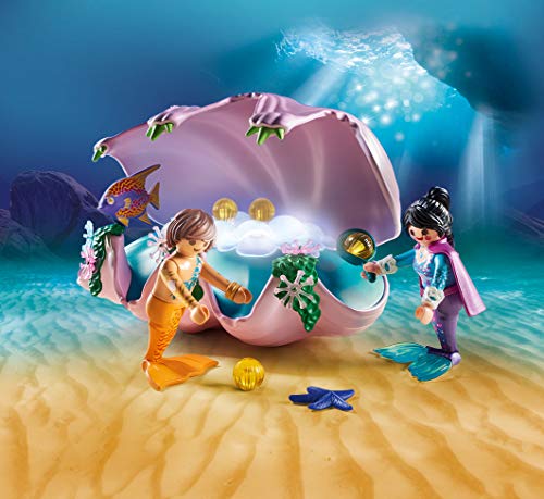 Playmobil - Concha de perla, Figurinas, Color Multicolor, 70095