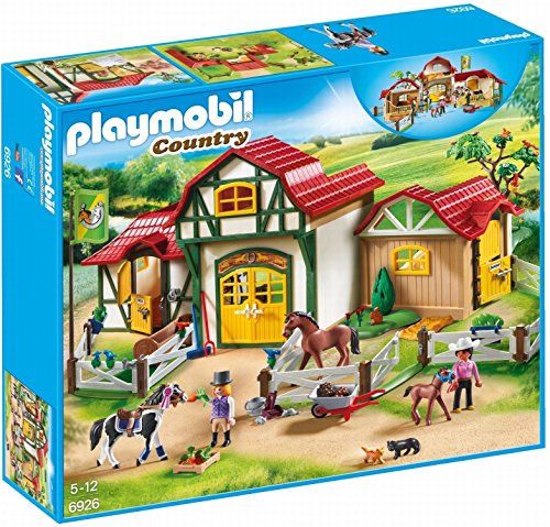 Playmobil- Country Payset, Granja de Caballos, Multicolor (6926)