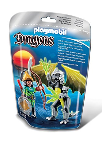 PLAYMOBIL Dragones - Dragón Tormenta con Guerrero (5465)