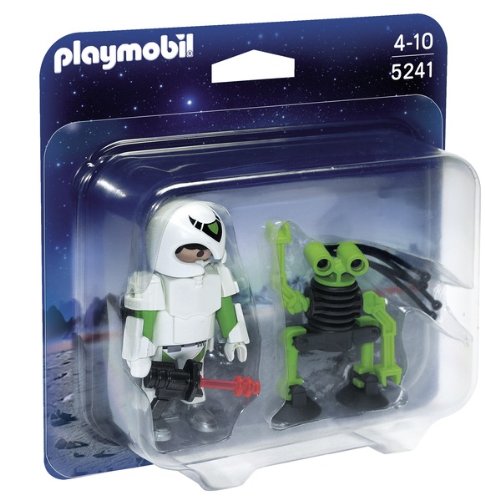 PLAYMOBIL Duo Pack - Hombre del Espacio con Robot (5241)