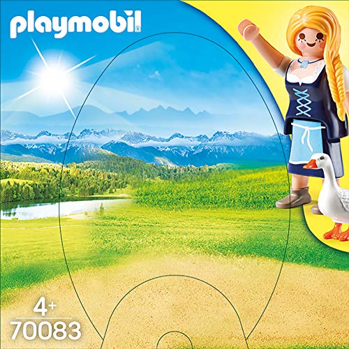 PLAYMOBIL- Ostereier Huevo Niña con Gansos, Color carbón (70083) , color/modelo surtido