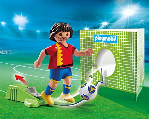 PLAYMOBIL- Sports & Action Jugador de Fútbol, España, Multicolor (70482)