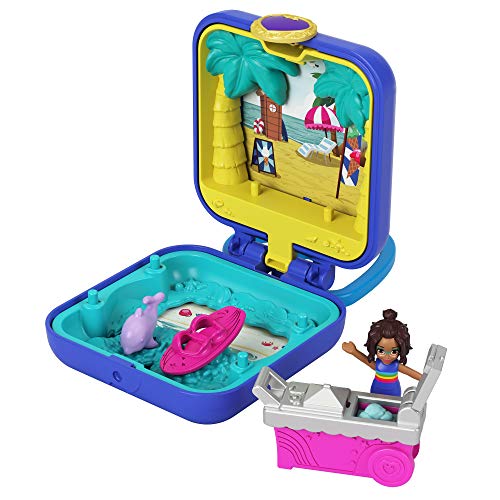 Polly Pocket cofre compacto Shani playa tropical (Mattel GKJ44)