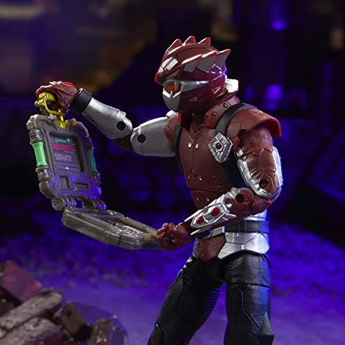 Power Rangers Colección Lightning Beast Morphers Cybervillain Blaze Figura de acción Coleccionable de 6 Pulgadas con Accesorios