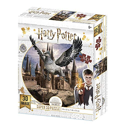 Prime 3D-Redstring-Puzzle lenticular Harry Potter Buckbeak 300 Piezas (Efecto 3D)